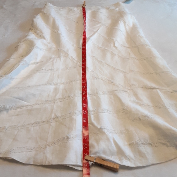 NWT LENA GABRIELLE LINEN BLEND SKIRT - Picture 2 of 10